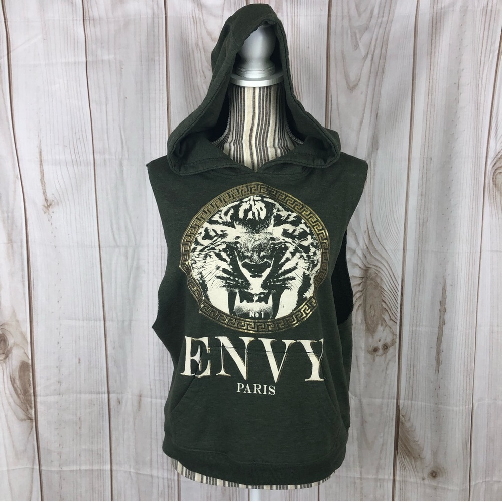 XXI Sleeveless Drop Arm Hoodie